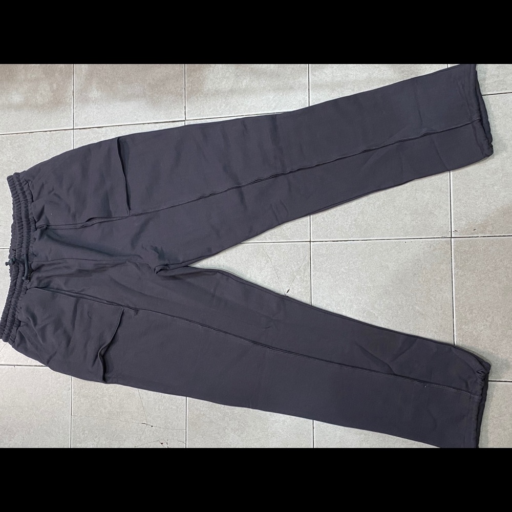 Exposed Seam Straight Leg Joggers
